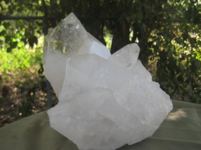 Arkansas Quartz Cluster helps increase spiritual awareness 3890